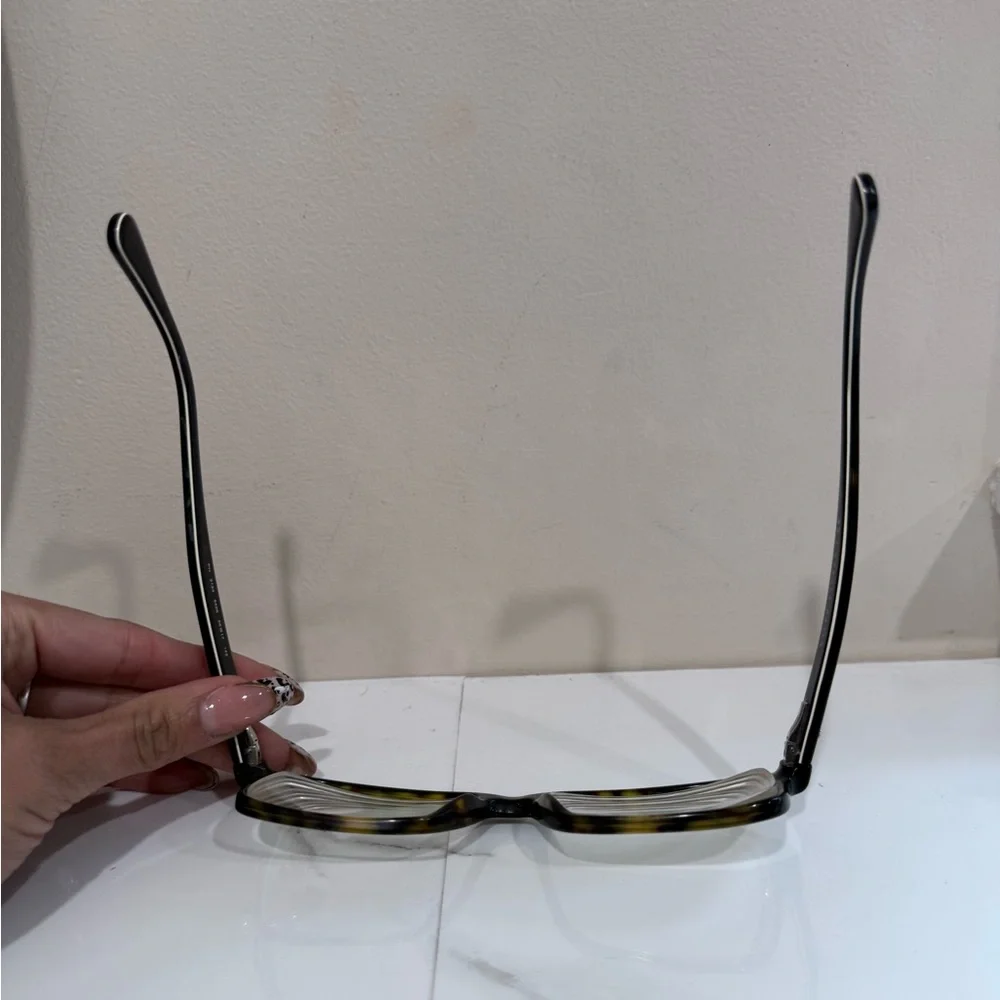 🔥Ralph Lauren Men's Rectangular Metal Frame Glasses in Black EUC🔥